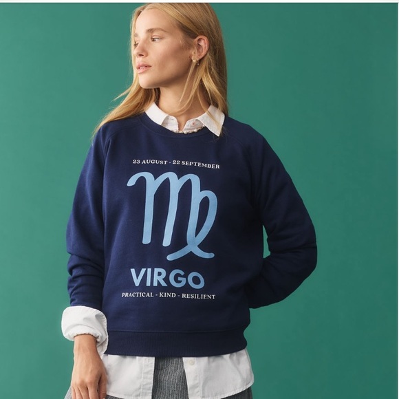 Anthropologie Tops - Anthropologie The Zodiac Sweatshirt by Catherine O'Sullivan: Virgo
